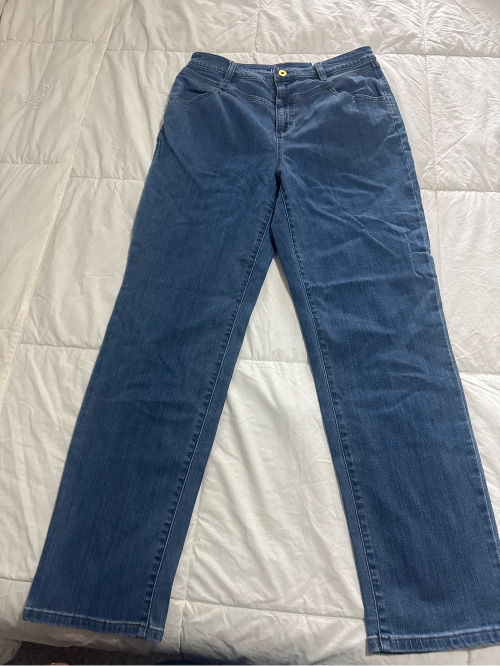 INC International Concepts Straight-Leg Jeans in Blue